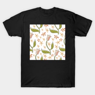 Flower Pattern T-Shirt